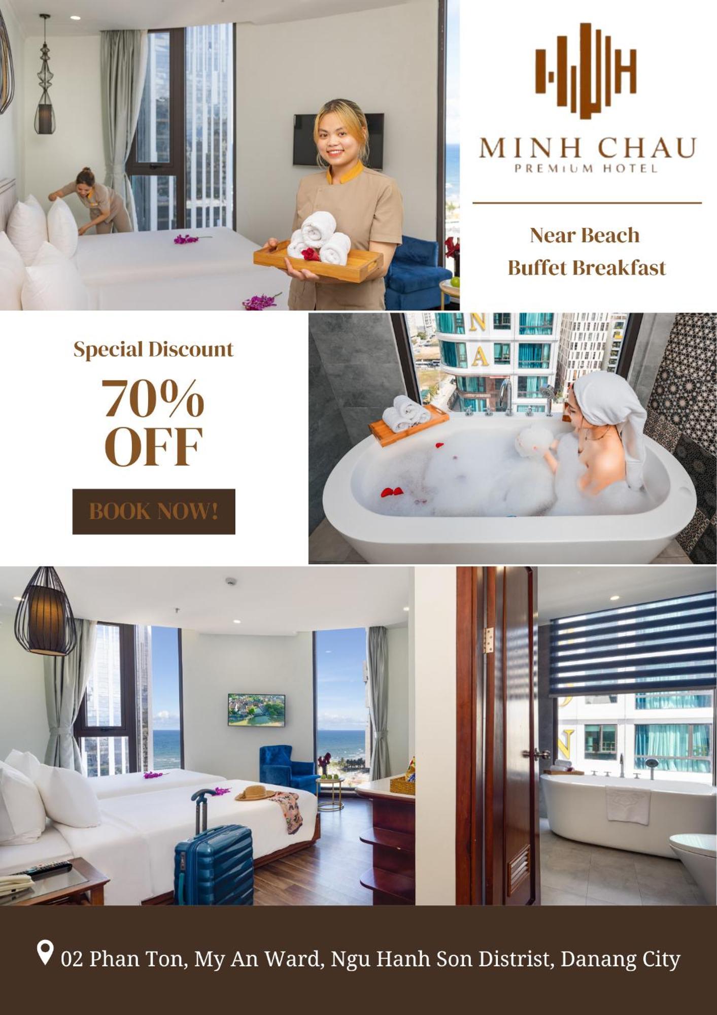 Minh Chau Premium Hotel Danang מראה חיצוני תמונה